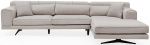 Nurgadiivan Hanah Home Jivago 560ARE1715, hele pruun v., parem, 308 x 198 cm x 78 cm