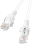 V&otilde;rgukaabel Lanberg CAT.5E UTP PCU5-10CC-0100-W RJ-45, RJ-45, 1 m, valge v.