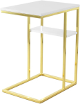 Kohvilaud Kayoom Lucilla 225, kuldne v./valge v., 48 cm x 35 cm x 50 cm
