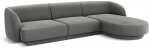 Nurgadiivan Micadoni Home Miley Velvet 4 Seats, helehall v., parem, 259 x 155 cm x 74 cm