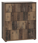 Kummut Forte Tempra T2KK212-H51, tume tamm v., 74 cm x 85 cm x 35 cm