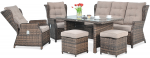 Aiam&ouml;&ouml;bli komplekt Baltimore Dining, pruun v., 6-7 istekohta