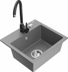 K&ouml;&ouml;givalamu Mexen Milo 6505-71-670200-70, graniit, 43.5 cm x 41 cm x 17.1 cm, must/hall/kroom