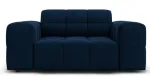 Tugitool Micadoni Home Jennifer Velvet, s&uuml;gavsinine v., 124 cm x 102 cm x 70 cm