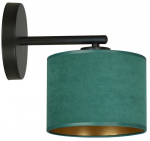 Valgusti seinale Emibig Hilde K1, E27, 1 x 15 W, must v.