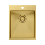 K&ouml;&ouml;givalamu Quadron Russel 90, roostevaba teras, 50 cm x 40 cm x 20 cm, kuldne v.