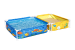 Bassein, raamiga/laste Bestway 561CF, sinine v./kollane v. 213 cm x 122 cm x 30.5 cm