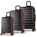 Kohvrite komplekt My Valice Crskobsah, must, 100 l, 30 x 48 x 76 cm