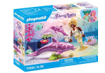 Konstruktor Playmobil Princess Magic Mermaid With Dolphins 71501, 28 tk, mitmev&auml;rviline