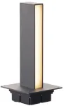 Vabalt seisev v&auml;lisvalgusti SLV H-POL Single-Headed, 9.7W, LED, IP65, antratsiit v., 16.5 cm x 36 cm