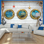 Fototapeet Artgeist Tree Portholes SNEW010782, 70 cm x 100 cm