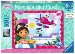 Pusle Ravensburger Gabby's Dollhouse, 49 cm x 36 cm, 100 tk, mitmev&auml;rviline
