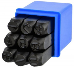 Numbrikomplekt tembeldamiseks Geko G01814, 9 tk