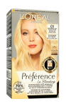 Juuksev&auml;rv L&rsquo;Or&eacute;al Paris Preference Prague, very very light natural blonde, 01, 175 ml