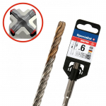 Puur Specialist+ Quattro, kipskartong/betoon/plaadid, keermega, sds plus, 6 mm x 16 cm