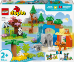 Konstruktor LEGO&reg; Duplo 3in1 Kolm &uuml;hes metsloomade perekonnad 10446, 92 tk