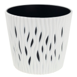 Lillepott DSR260-S449, plastik, valge