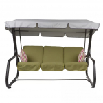 Aiakiik Patio Rimini, roheline v./hall v., 222 cm x 143 cm x 173 cm