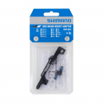 Eesmise ketaspiduri adapter Shimano SM-MA-F220, alumiinium/teras, must v.