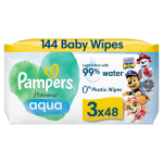 Puhastuslapid beebidele Pampers Harmonie Aqua Baby, 144 tk