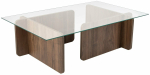 Kohvilaud Nordure Flavio, pruun v., 65 cm x 105 cm x 30 cm