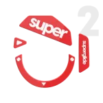Arvutihiire jalad Superglide 2 (Type-C) Glass Skates Logitech G502