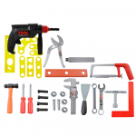 Laste t&ouml;&ouml;riistakomplekt, t&ouml;&ouml;riistakast t&ouml;&ouml;riistadega, mitmev&auml;rviline