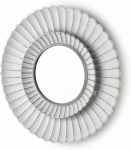 Peegel Mondex Daz, rippuv, 50 cm x 50 cm, valge