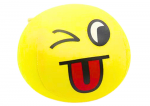 Pehme m&auml;nguasi Emoji, kollane, 9 cm