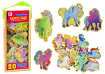 Magnetid, komplekt, &uuml;kssarvik Magnetic Sticker, mitmev&auml;rviline, 20 tk