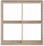 Raamaturiiul Style, sonoma tamm v., 77 cm x 77 cm x 38 cm