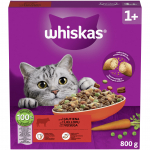 Kuiv kassitoit Whiskas, 0.8 kg