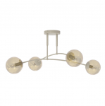 Valgusti lagi Emibig Pregos, E14, 4 x 10 W, merevaigu-kollane v.