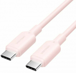 Juhe Vention TRCPF, 2 x USB Type C, 100 cm, roosa v., 60 W