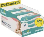 Puhastuslapid beebidele Pampers Sensitive, 624 tk
