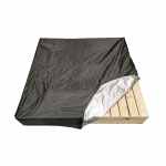 Liivakasti kate, 120 x 120 cm, must v. (kahjustatud pakend)