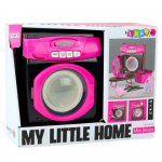 Laste majapidamisseade, pesuruum Lean Toys Mini Series My Little Home, must v./roosa v.