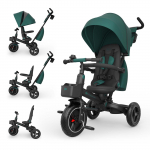 Kolmerattaline jalgratas KinderKraft Spinstep 2 Plus, roheline v.