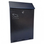 Postkast C-4, must v., 6.5 cm x 24.5 cm x 38.5 cm