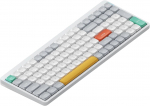 Juhtmevaba m&auml;nguklaviatuur NuPhy Air96 V2 Gateron Moss, Inglise (US), valge v.