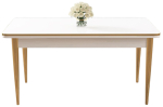 S&ouml;&ouml;gilaud Kalune Design Rewa, kuld v./valge v., 110 cm x 70 cm x 76 cm