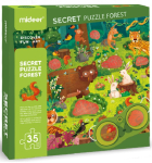 Puidust pusle Secret Forest, 40 cm x 60 cm, 35 tk, mitmev&auml;rviline
