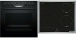 Induktsioonpliit elektriahjuga Bosch 6 seeria HND616LS63 (HEG517BB4, NVS645CB6E)