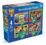 Pusle 4in1 Ravensburger Toy Story, 27 cm x 19 cm, 72 tk