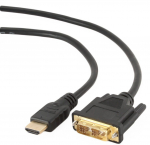 Adapter Gembird HDMI-DVI HDMI male, DVI male, 4.5 m