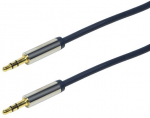 Juhe Logilink Jack to Jack Jack 3.5, Jack 3.5, 1 m, sinine v.