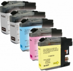 Tindiprinteri kassett Uprint Brother LC223, sinine v./must v./punane v.