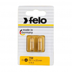 Kruvikeeraja otsikute komplekt Felo 02101067, PZ1, 25 mm