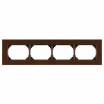 Neljane raam Vilma XP500, pruun