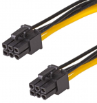Juhe Akyga PCIe 6-pin - PCIe 8-pin x2 AK-CA-55 PCI Express 6-pin female, PCI Express 6+2-Pin x 2, 0.4 m